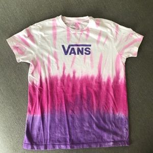 VANS Pink Purple Tie Dye T Shirt